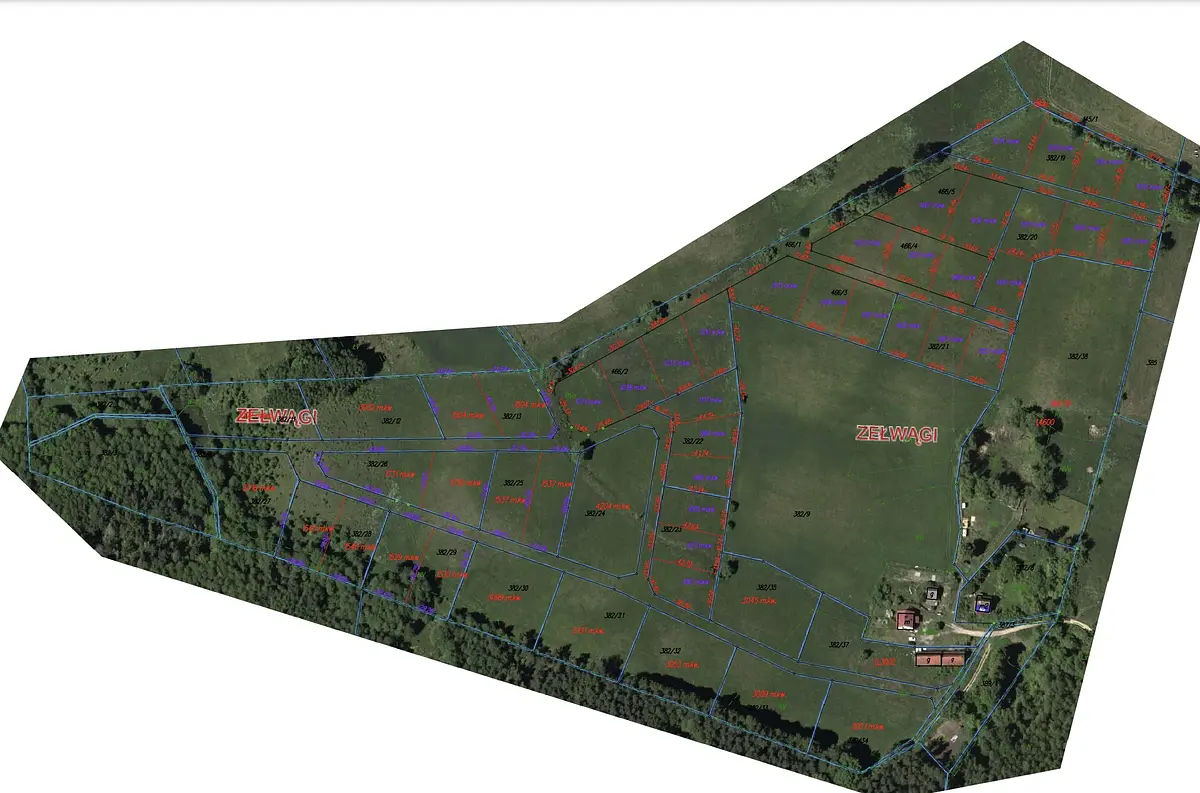 ortofotomapa terenu - kliknij, żeby powiększyć